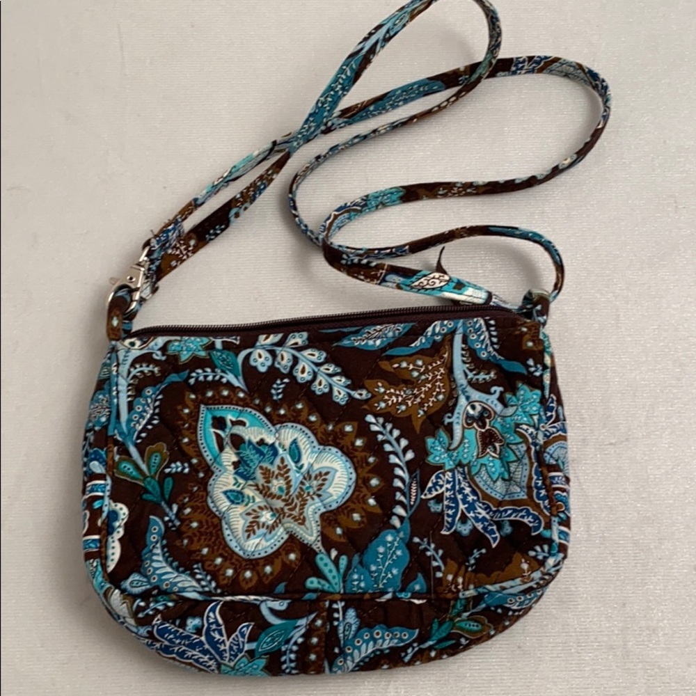 Vera Bradley Java Blue Multicolor Small Shoulder … - image 1